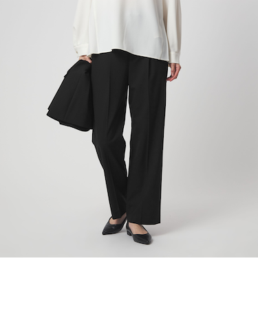 ［size SHORT/TALLあり］カチリラ ストレート パンツ ブラック