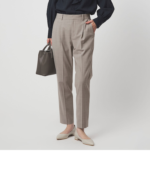［size SHORT/TALLあり］カチリラ テーパードパンツ ウォッシャブル ストレッチ