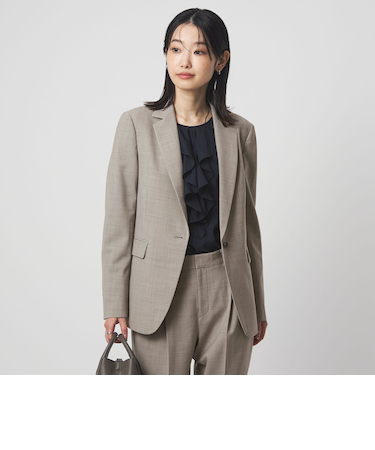 ［size SHORTあり］カチリラ シングル テーラード ジャケット ウォッシャブル ストレッチ