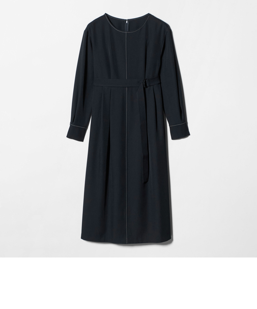 ステッチ タック セミフレア ワンピース