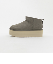 ＜UGG＞クラシック ウルトラ ミニ プラットフォーム ブーツ