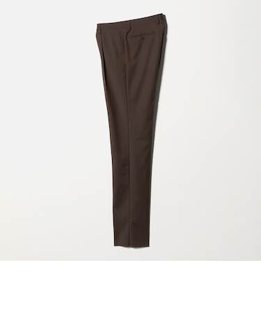 GUABELLO モヘヤ混トロピカル HX 1プリーツ スーツパンツ