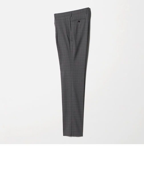 REDA グレンチェック HX 1プリーツ スーツパンツ