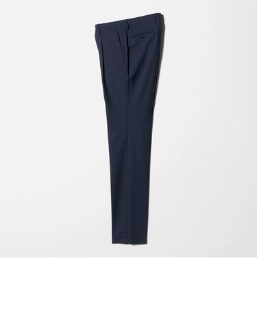 REDA グレンチェック HX 1プリーツ スーツパンツ