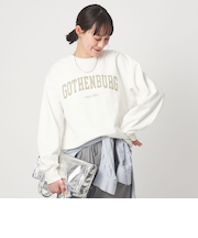 フェード カレッジ ロゴ スウェット プルオーバー