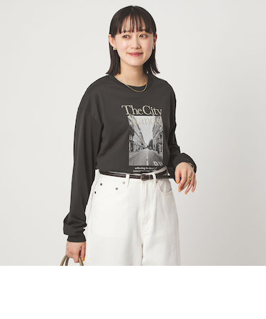 アソート グラフィック ロングスリーブ Tシャツ