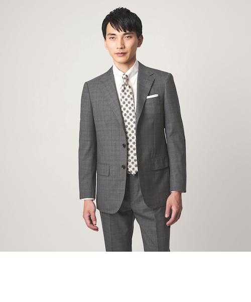 REDA グレンチェック 3B HXD スーツジャケット｜グリーンレーベル