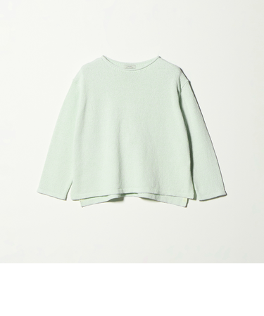 スラブ ニット プルオーバー ウォッシャブル