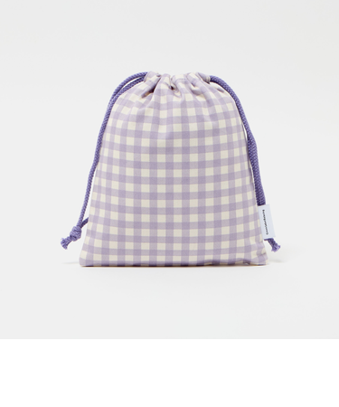 巾着バッグ（小）（ギンガム） / キッズ