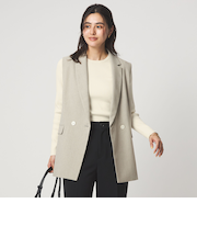 <1_OF MINE>リブ クルーネック プルオーバー ニット ウォッシャブル