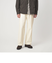 ウォッシュド ワイド デニムパンツ