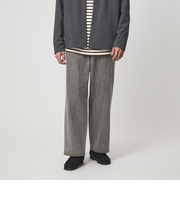 ウォッシュド ワイド デニムパンツ