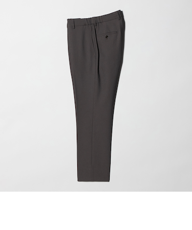 A+ ポリエステル シャークスキン スタンダード イージー セットアップ パンツ スラックス -ウォッシャブル・ストレッチ-