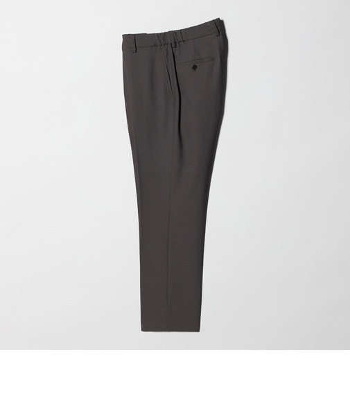 A+ ポリエステル シャークスキン スタンダード イージー セットアップ パンツ スラックス -ウォッシャブル・ストレッチ-