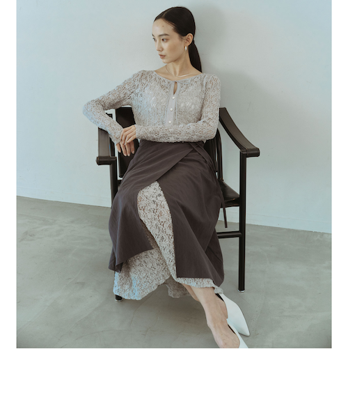 SEASONAL COLLECTION＞2WAY レース ワンピース｜グリーンレーベル