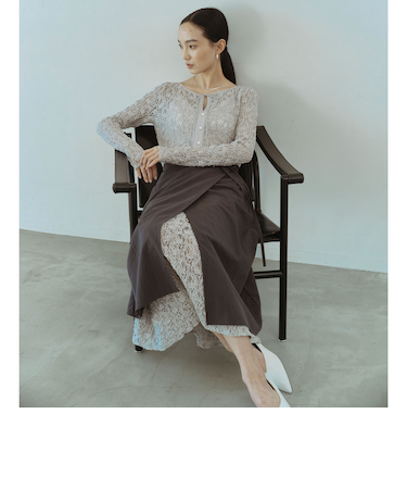 ＜SEASONAL COLLECTION＞2WAY レース ワンピース