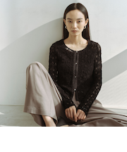 ＜SEASONAL COLLECTION＞2WAY  レース カーディガン