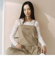 <SEASONAL COLLECTION>2WAY レース カーディガン