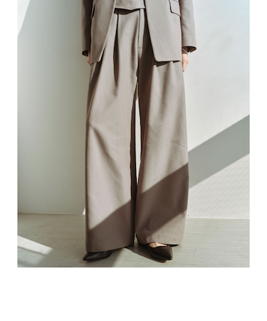 ＜SEASONAL COLLECTION＞ワイド パンツ
