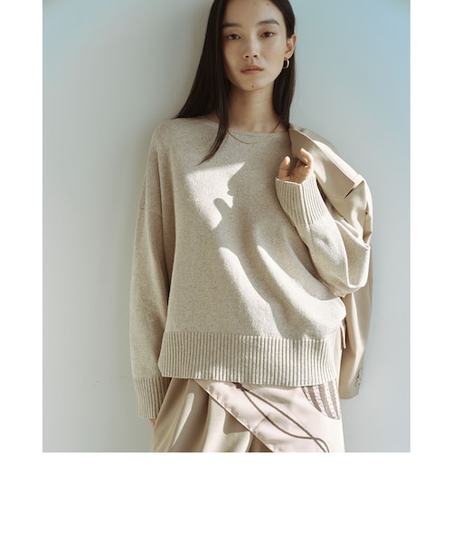 SEASONAL COLLECTION＞ニット プルオーバー ウォッシャブル｜グリーン