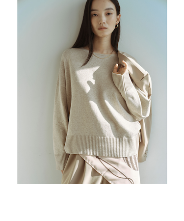 ＜SEASONAL COLLECTION＞ニット プルオーバー ウォッシャブル