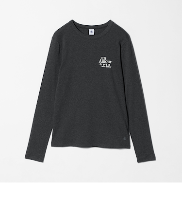 【別注】＜PETIT BATEAU＞ロングスリーブ プリント Tシャツ