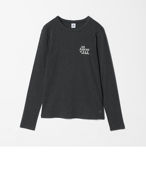 【別注】＜PETIT BATEAU＞ロングスリーブ プリント Tシャツ