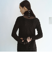 ＜SEASONAL COLLECTION＞ハイゲージ シアー タートル プルオーバー ウォッシャブル