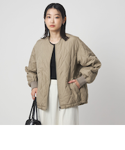 ダイヤ キルティング ブルゾン 撥水