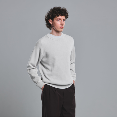 フェード アゼ クルーネック ニット