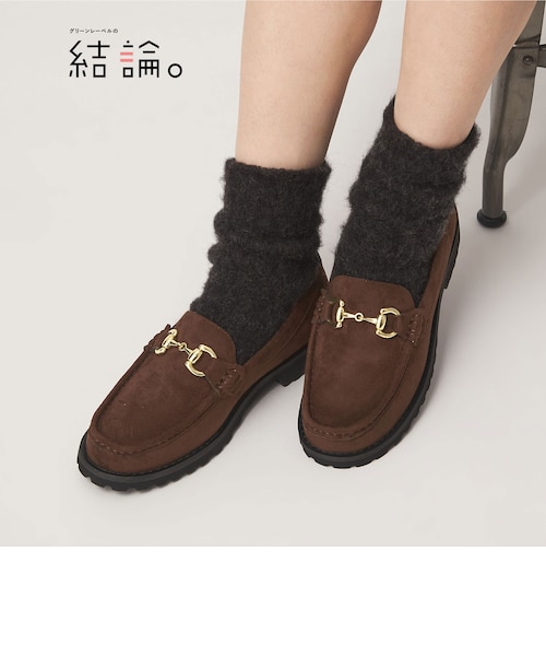 green label relaxing クッショニーシューズ ローファー 25 結論シリーズ】クッショニーローファー ビット 撥水｜グリーンレーベル