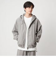 プリント バイオ フード ブルゾン