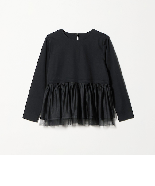 ティアード ペプラム プルオーバー カットソー