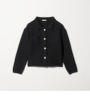 ブークレ ポロニット カーディガン ウォッシャブル