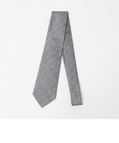 Seaward & Stearn＞8.0cm ドット ネクタイ｜グリーンレーベル
