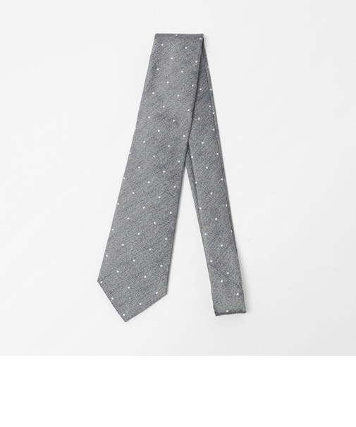 ＜Seaward & Stearn＞8.0cm ドット ネクタイ