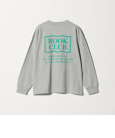 【別注】＜BOOK CLUB＞ロゴ ロングスリーブTシャツ / キッズ  140cm-150cm