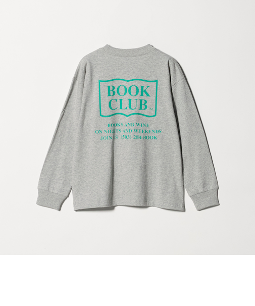 【別注】＜BOOK CLUB＞ロゴ ロングスリーブTシャツ / キッズ  140cm-150cm