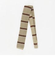 ＜Bleck＞6.5cm ニット ボーダー ネクタイ