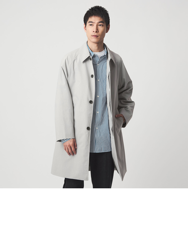 ナイロンオックス ステンカラーコート ‐撥水‐