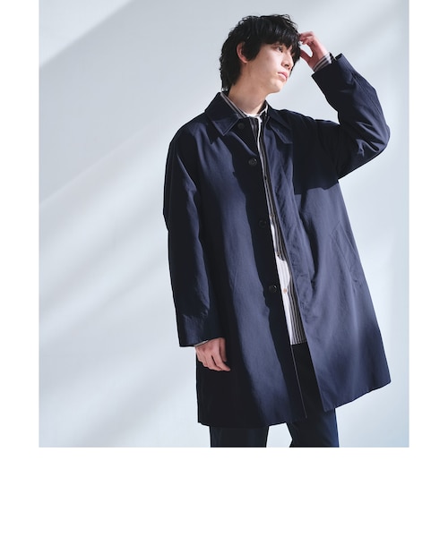 CLASKA Gallery & Shop DO ナイロン ステンカラーコート ナイロンオックス ステンカラーコート ‐撥水‐｜グリーンレーベル