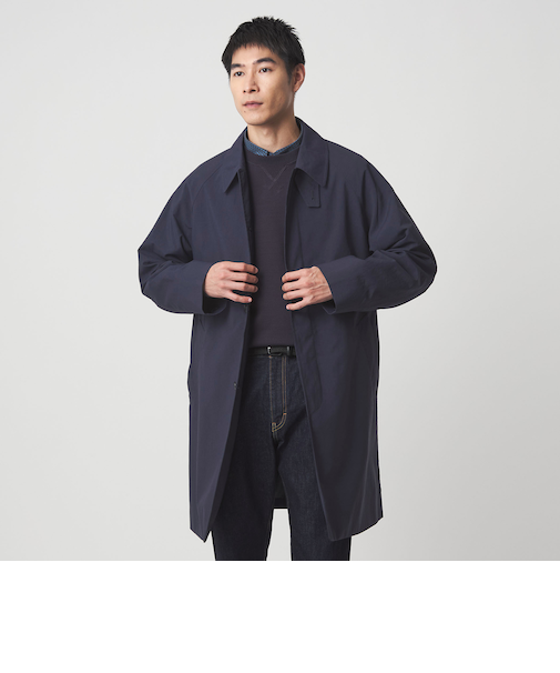 ナイロンオックス ステンカラーコート ‐撥水‐