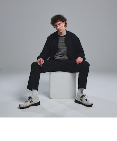 FREELITCH リブ ブルゾン -2WAYストレッチ・吸水速乾-