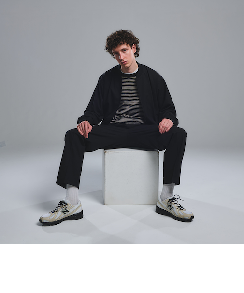 FREELITCH リブ ブルゾン -2WAYストレッチ・吸水速乾-