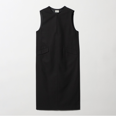 ［size SHORTあり］リネンライク キーネック ジャンパースカート