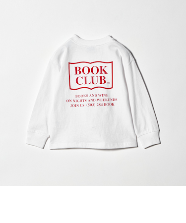 【別注】<BOOK CLUB>ロゴ ロングスリーブTシャツ / キッズ 110cm-130cm