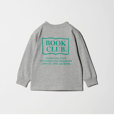 【別注】＜BOOK CLUB＞ロゴ ロングスリーブTシャツ / キッズ  110cm-130cm