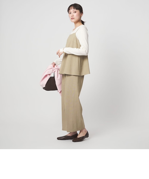 size SHORT/TALLあり］ラミーブレンド オールインワン｜グリーン