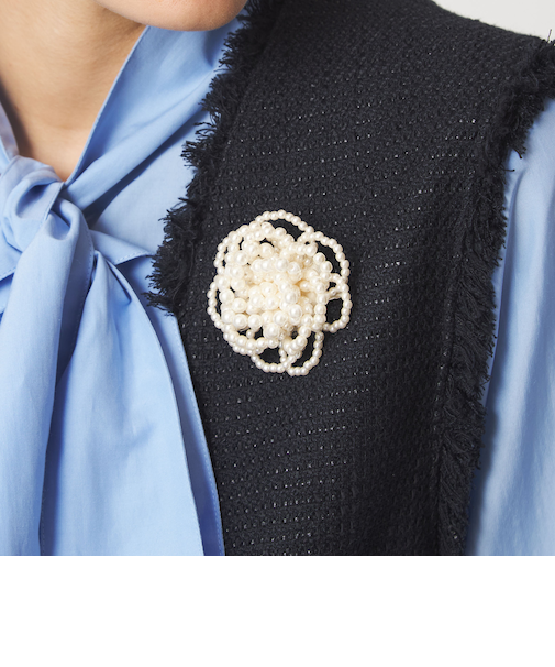 フラワーモチーフ コサージュ 26SS