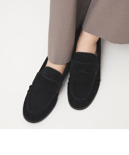 ギャザーローファー ギャザー ローファー｜グリーンレーベル リラクシングの通販｜&mall